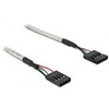Delock kabelio USB kaiščio antraštė 4 kontaktų / 5 kontaktų lizdas-lizdas 50 cm