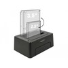Delock USB Type-C™ 3.1 prijungimo stotelė, skirta 2 x SATA HDD / SSD su klonavimo funkcija