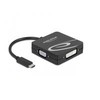 Delock USB Type-C™ adapteris, skirtas VGA, DVI, HDMI arba DisplayPort monitoriui