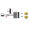 DELOCK USB Type-C adapteris prie HDMI ir VGA su USB 3.0 prievadu ir PD