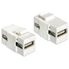 Delock Modulis Keystone USB 2.0 A(F)A(F)