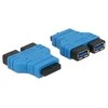 Adapteris USB Delock 65670 USB-A - 2X USB-A Juodas (65670)