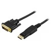 Kabelis DELTACO DisplayPort į DVI-D, Full HD 60Hz, 1m, juodas / DP-2010