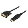 Kabelis DELTACO DisplayPort į DVI-D, Full HD 60Hz, 3m, juodas / DP-2030