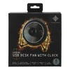 Ventiliatorius DELTACO GAMING USB su laikrodžiu, juodas / GAM-054