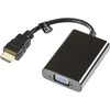 DELTACO Adapteris HDMI į VGA ir audio 3,5 , 19-pin-15-pin 1080p, 0.2m, juodas / HDMI-VGA7
