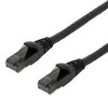 Patch kabelis DELTACO U/UTP High Flex Cat6, 1m, 24AWG, 500MHz, LSZH, juodas / UUTP-1501