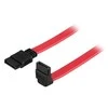 Kabelis DELTACO, SATA/SAS, kampinis, 0,5 m / SATA-05A