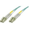 Optinis kabelis DELTACO LC - LC, 50/125, OM3, dvipusis, daugiamodis, 20m / LCLC-620
