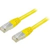 Kabelis DELTACO F / UTP Cat6, LSZH, 0.5m, geltona/ STP-60GL