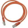 Kabelis DELTACO U / UTP Cat5e 0.5m, oranžinis / OR05-TP