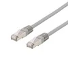 Kabelis DELTACO U/FTP Cat6a, 5m, 500MHz, LSZH, pilka / STP-65AU