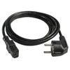 Goobay Kabelis DELTACO CEE 7/7 tiesiai IEC 60320 C13, max 250V / 10A, 2m, juodas / DEL-109