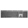 Klaviatūra Deltaco TB-801 - Full-size (100%) - USB - Membrane - QWERTY - Pilkas