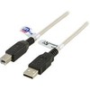 Kabelis DELTACO 1m, juoda / USB-210S