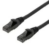 Patch kabelis DELTACO U/UTP High Flex Cat6, 2m, 24AWG, 500MHz, LSZH, juodas / UUTP-1503