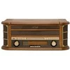 Patefonas Denver MCR-50 su radijo ir kasečių funkcija, rudas