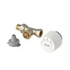 Komplektas: RTL mazgas Danfoss FJVR + termostatinė galva FJVR, 10-50°C, KVS 0.73, DN15