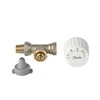 Komplektas: RTL mazgas Danfoss FJVR + termostatinė galva FJVR, 10-50°C, KVS 0.73, DN15