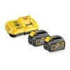 Priedų rinkinys DeWalt DCB118T2; 18/54 V; 2x6,0 Ah + pakrovėjas DCB118