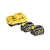 Priedų rinkinys DeWALT DCB118; 18 V; 2x9,0 Ah + pakrovėjas DCB547