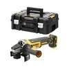 DeWALT kampinis šlifuoklis DCG405NT be akumuliatoriaus ir kroviklio, TSTAK lagaminas