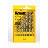Grąžtas Stanley Grąžtų komplektas metalui DeWalt DT5921-QZ; 1-10 mm; 10 vnt.