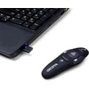 Dicota Pin Point - Prezentacinis pultelis su lazeriu 10m atstumui, juodas/ D30933