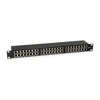 „Equip“ 19 colių komutacinė panelė 48xRJ45 Cat6 FTP 1U 250MHz RAL9005
