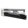Assmann Electronic DIGITUS CAT 5e D klasės Patch Panel neekranuotas 8 prievadų RJ45 8P8C LSA 1U 254 mm (10 colių) Rack Mount spalva juodas RAL 9005