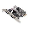 Assmann Electronic DIGITUS PCIexpress kortelė 2xserial DB9 MCS9901 mikroschemų rinkinys su 2 LP laikikliu