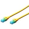 Assmann Electronic DIGITUS CAT 5e U-UTP patch kabelis PVC AWG 26/7 ilgis 2 m spalva geltona