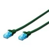 Assmann Electronic DIGITUS CAT 5e U-UTP patch kabelis PVC AWG 26/7 ilgis 2 m spalva žalias