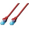 Assmann Electronic DIGITUS CAT 5e U-UTP pataisomasis kabelis PVC AWG 26/7 ilgis 3 m spalva raudona