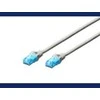 Assmann Electronic DIGITUS CAT 5e U-UTP patch kabelis PVC AWG 26/7 ilgio 3m spalvotas pilkas