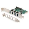 Assmann Electronic DIGITUS USB 3.0 4 prievadų PCI Express papildoma kortelė 4 jungtys A / F Išorinis VL805 mikroschemų rinkinys