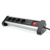 Assmann Electronic DIGITUS 4 krypčių biuro lizdų juostelė su 2x USB jungtys
