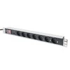 Assmann Electronic DIGITUS 19inch Outlet stripe 7x su ir apsauga nuo perkrovos juodas