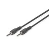 Digitus ASSMANN Audio pajungimo laidas, stereo 3.5mm, 1.50m, M/M, juodas, AK-510100-015-S