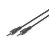 Digitus ASSMANN Audio pajungimo laidas, stereo 3.5mm, 2.50m, CCS, 2x0.10/10, M/M juodas, AK-510100-025-S