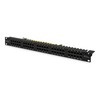 „Assmann Electronic DIGITUS CAT 3 ISDN“ komutacinė panelė, neekranuota, 50 prievadų RJ45 8P4C LSA 1U, montuojama ant stovo, pilkos spalvos RAL 7035