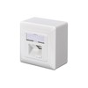 Assmann Electronic DIGITUS CAT 5e sieninis lizdas ekranuotas 2x RJ45 8P8C LSA spalvos grynas baltas paviršinis montavimas