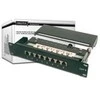 Assmann Electronic DIGITUS CAT 6 E klasės skydelis ekranuotas 8 prievadų RJ45 8P8C LSA 1U 254 mm (10 colių) Rack Mount spalva juodas RAL 9005