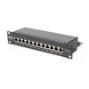 Assmann Electronic DIGITUS Patch Panel 10 colių Cat6 12 prievadų ekranuotas 10 colių