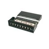 DIGITUS Patchpanel 1HE 8-Port Cat6 geschirmt juodas