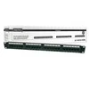 Assmann Electronic DIGITUS Patch Panel 19colių 24Port Cat6 neekranuotas juodas RAL 9005 kabelio montavimas apie LSA be LSA dangtelio