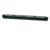 Assmann Electronic DIGITUS Patch Panel 19colių 24Port Cat6 neekranuotas juodas RAL 9005 kabelio montavimas apie LSA be LSA dangtelio
