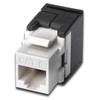 Assmann Electronic DIGITUS CAT 6 Keystone Jack neekranuotas RJ45 prie LSA jungtis be įrankių, įskaitant. kabelio raištis