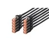 Digitus Patricover CAT6, S- FTP, 1 m, juoda, 10 vienetų (DK- 1644 -010- BL- 10)