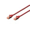 Digitus Plaktukas, S / FTP, Cat6, 2m, raudonas (KV -1644- 020 / R)